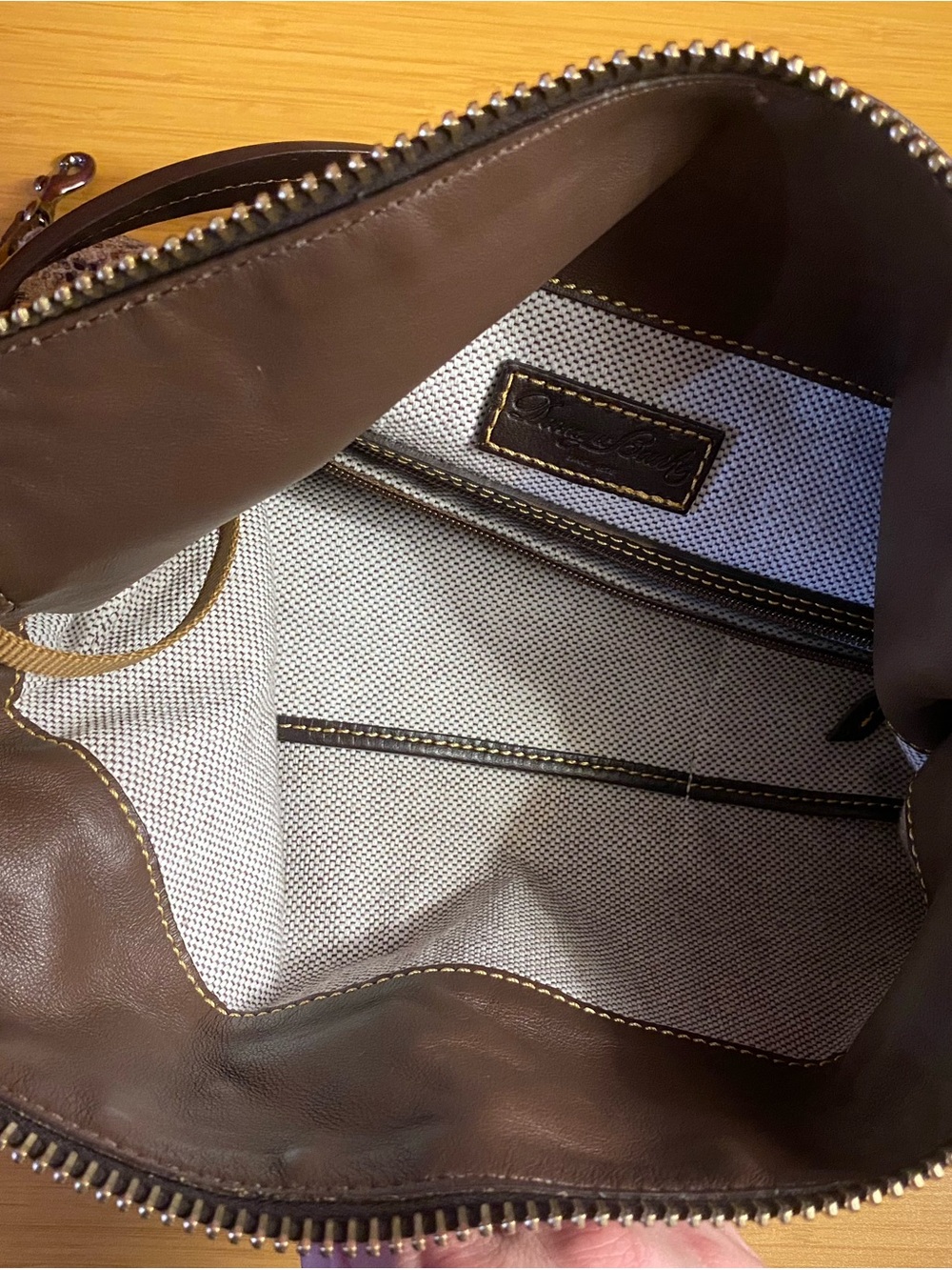 Like New! Dooney & Bourke Python Hobo Bag - Picture 3 of 4